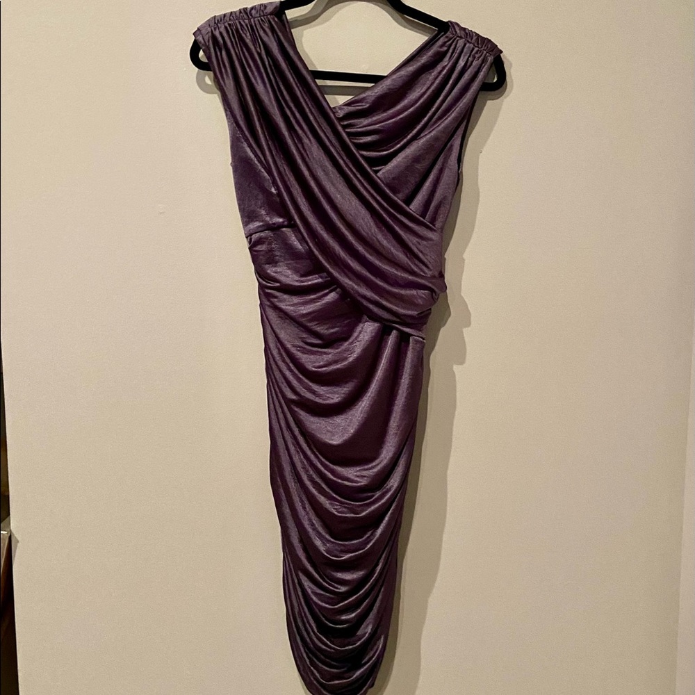 Cocktail Dress - Size 4 - Color: Gunmetal - 100% Polyester